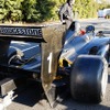 今年から使用されるスーパーフォーミュラの新シャシー「SF14」、ホンダエンジンを搭載したバージョンがオートサロンのデモ走行に登場した。