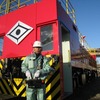 神戸製鋼加古川製鉄所内で使用されているディーゼル機関車。このほど鉄鋼業界では初めてアイドリングストップを実現した。