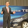 日産 新型 ティアナと片桐副社長