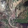PROBA衛星が2003年に撮影したフランスでの洪水の様子