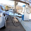 充電スポットのある富士河口湖町役場はホテルから10分ほど