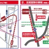 今回の切替工事により北初富駅も暫定的に移転する。