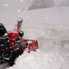 ホンダの小型除雪機