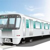 新たに2編成が製造される10000形の2次車。3月末から営業運行を開始する予定で、それに先立ち試乗会が行われる。