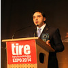 授賞式には、Bridgestone Technical Center EuropeのEmilio Tiberio氏が出席