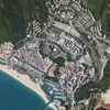 SkySat-1が2014年1月15日に撮影した、中国・広東省大梅沙ビーチの衛星写真