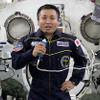 1月14日、ISSから地上と交信イベントを行った際の若田光一宇宙飛行士