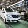 スペインのビトリア工場で生産が開始された新型メルセデスベンツVクラス
