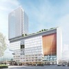 横浜駅西口駅ビル駅前棟のイメージ。2020年のオープンを目指す。