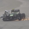 Q1でクラッシュしたマーカス・エリクソン（ケータハム）