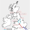 英国HS2の路線図。まず2026年に第1期区間のロンドン～マンチェスター間が開業する予定。JR東日本はHS2社とコンサルティング契約を締結し、広範囲のコンサルティングを行っている。