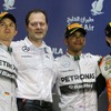 バーレーンGPの表彰台