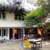 タイ財務省近くで火事
