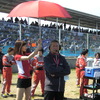 チームを率いる鬼木秀和監督。