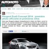 仏メディア『AUTOMOTO』がリークしたプジョーEXALT