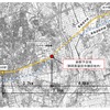 新駅の予定地。近くにはNTNやヤマハ発動機の工場、ヤマハスタジアムがある。開業は2019年度末の予定。