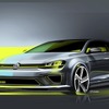 フォルクスワーゲン ゴルフR 400の予告スケッチ