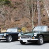 MG・B（左）とMG・BGT（右）