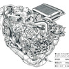 前期型に搭載の2リットルターボエンジン（EJ20型）