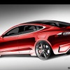 サリーン・テスラ モデルSの予告スケッチ