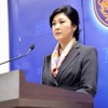 失職したタイのインラク首相
