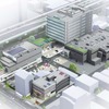 愛知トヨタ、「AREA86」を含めた再開発エリア全体の鳥瞰図（北西側より南東方向のイメージ）