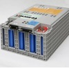 GSユアサの産業用リチウムイオン電池モジュール「LIM30H-8A」。大電流での安定した充放電性能を実現したという。