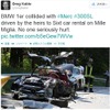 イタリアで起きたメルセデス300SLの事故現場を伝えた自動車ジャーナリスト、グレッグ・ケーブル氏のTwitter