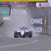 濡れた路面での最初の走行を行ったウイリアムズのバルテッリ・ボッタス