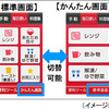 「カラータッチ液晶」採用でメニュー選びなどの操作性が向上
