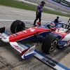 佐藤琢磨は終盤、マシントラブルでストップ（写真は予選日）。写真：INDYCAR