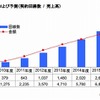 MVNO市場規模実績および予測（契約回線数 /  売上高）