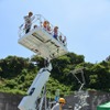 「よこすかYYのりものフェスタ2014」の開催にあわせ、伊豆急行2100系「リゾート21・黒船電車」が6月14日、横須賀線に入線。乗車体験会が大船～横須賀間で実施された。