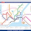 三菱商事はイスタンブール市政府から地下鉄車両126両を受注したと発表。車両の製造はスペインのCAFが行う。画像はイスタンブールの都市鉄道路線図