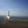 325メートルまで上昇した旧型試験機「グラスホッパー」飛行試験の様子