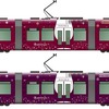 1000形2編成による「七夕電車」のイメージ。1002号（上）を「おりひめ号」、1001号（下）を「ひこぼし号」として運転する。