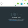 「Google I/O 2014」公式HPでは基調講演をライブ中継