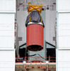 第3段、第4段の結合（Credit：ISRO）