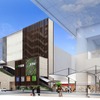 新しい千葉駅の外観イメージ。このほど計画を変更し、敷地面積を拡大することになった。各施設のオープン予定時期は変更しない。