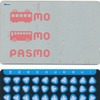 日本のICカード「PASMO」（上）と韓国のICカード「T-Money」（下）。
