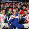 2013年のWEC富士戦、荒天も味方につけて勝ったトヨタ中嶋一貴組。写真：TOYOTA