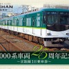 7000・8000系の記念切符も2200系と同様の構成となっており、大人用は現在の姿、子供用はかつての姿をデザインしている。画像は7000系の大人用。
