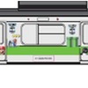 「Suica×Wii U」の広告も展開。山手線ではラッピング車も運転する。