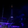 マセラティ100周年。東京タワーをマセラティカラーのブルーに染めた。写真はグランカブリオMCセンテニアル・スペシャル・エディション