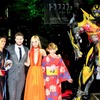 左から順に、武井壮、ジャック・レイナー、ニコラ・ベルツ、中川翔子