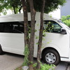全長は5m40cm近いハイエース