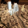 未来の渋谷駅周辺を1/250スケールにした模型