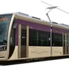 今年3月から運転を開始した2編成目の「紫おん」は、側面上部の塗装が紫色になっている。
