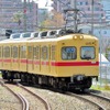 旧塗色に戻される前の貝塚線の313形315号編成。