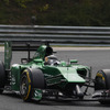 ハンガリーGPでの可夢偉の走り。写真：Caterham F1